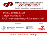 Konkurs Continuum 2016