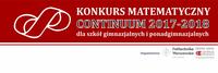 Konkurs Matematyczny Continuum 2017-2018