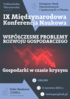 IX Międzynarodowa Konferencja Naukowa