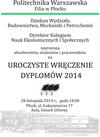 Uroczyste wręczenie dyplomów 2014