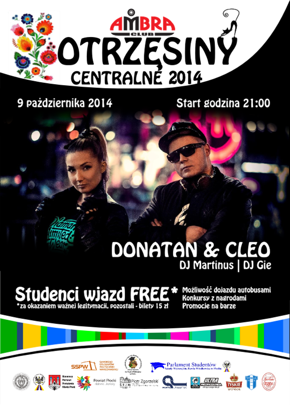 SSPW Otrzęsiny Płock 2014 Donatan i Cleo