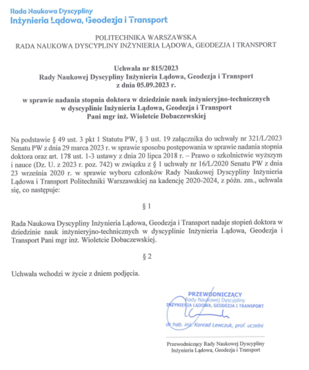 Uchwała nr 1