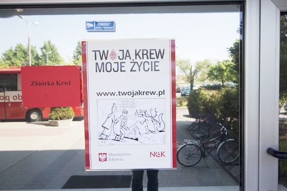 Zbiorka krwi na Politechnice (1)