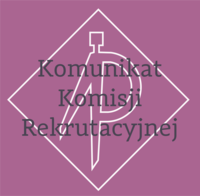 Komunikat Komisji Rekrutacyjnej z dnia 22.09.2020