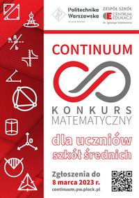 Konkurs Matematyczny CONTINUUM 2023