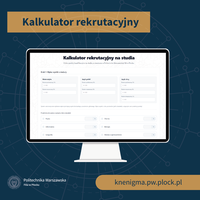 Studenci informatyki stworzyli kalkulator rekrutacyjny dla kandydatów 