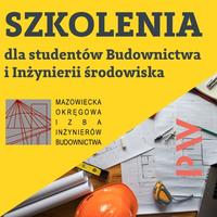 Bezpłatne szkolenia dla studentów Budownictwa i Inżynierii środowiska