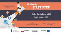 Zapraszamy do udziału w programie AKADEMIA FIRST STEP – dla studentów PW
