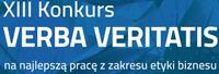 XIII Konkurs VERBA VERITATIS na najlepszą pracę z zakresu etyki biznesu