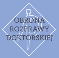 Obrona rozprawy doktorskiej - komunikat